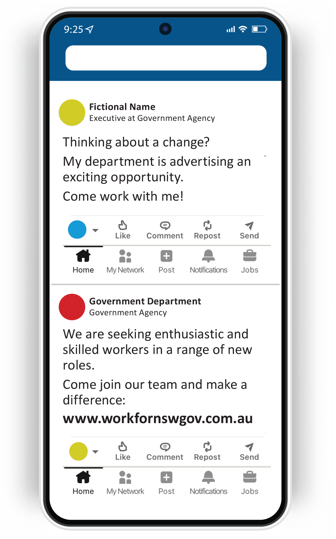 Iphone - Thinking about change? My department is advertising an excciting opportunity. Come work with me!