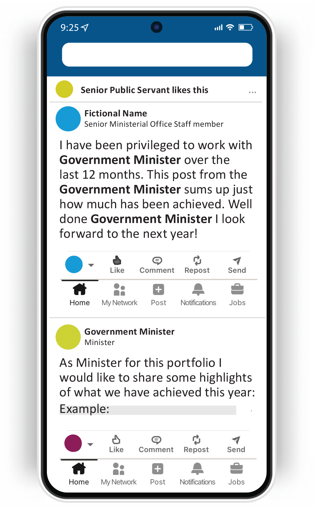 Iphone - I have been privileged to work with Government Minister over the last 12 months. This post from the Government Minister sums up just how much has been achived.