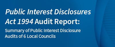 Image for Ombudsman's audit report recommends improvements to councils' public interest disclosure practices 